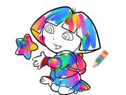 Spiel Jungle Girl: Malvorlagen Seiten Online