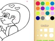 Spiel Ich liebe Malbuch für Kinder Online