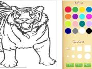 Spiel Tiger Malbuch Online
