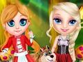 Spiel Kleine Elsa in roter Kapuze  Online