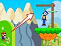 Spiel Mario & Sonic Puppe  Online