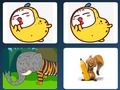 Spiel Lustige Tiere: Zur Erinnerung  Online