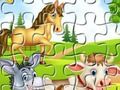 Spiel Puzzle mit Nutztieren  Online