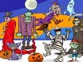 Spiel Finden Sie 5 Unterschiede zu Halloween  Online
