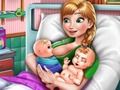 Spiel Geburt der Eisprinzessin-Zwillinge  Online