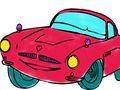 Spiel Malbuch mit Rennwagen  Online