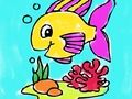 Spiel Fisch-Malbuch  Online