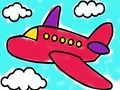 Spiel Flugzeug-Malbuch  Online
