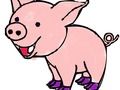 Spiel Schwein-Malbuch  Online