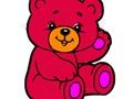 Spiel Zurück in der Schule: Sweet Bear Coloring  Online