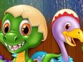 Spiel Dinosaurier Malbuch  Online