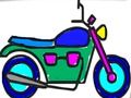 Spiel Zurück zu Schule: Motorrad-Färbung  Online