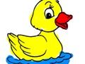 Spiel Zurück zu Schule: Enten-Malbuch  Online