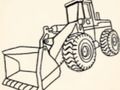 Spiel Baumaschinen Färbung  Online