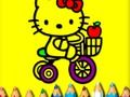 Spiel Zurück in die Schule: Sweet Kitty Coloring  Online