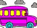 Spiel Schulbus Malbuch  Online