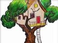 Spiel Baumhaus Malbuch  Online
