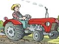Spiel Cartoon Traktor Puzzle  Online