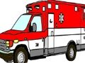 Spiel Malvorlagen für Krankenwagen  Online