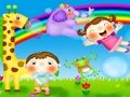 Spiel Cartoon Giraffe -Puzzle Online
