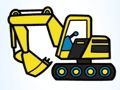Spiel Niedliches Fahrzeug Malbuch  Online
