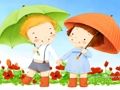 Spiel Cartoon Kindertagesrätsel  Online