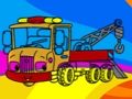 Spiel Malbuch Abschleppwagen  Online