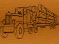 Spiel Holztransporter färben  Online