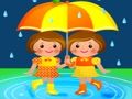 Spiel Kinderpuzzle Regentag  Online