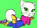 Spiel Sprechende Angela Malbuch  Online