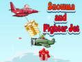 Spiel Schneemann und Kampfjet  Online
