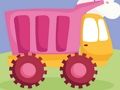 Spiel Niedliche Kinder Trucks Puzzle  Online