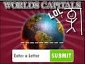 Spiel Galgenmännchen-Hauptstädte  Online