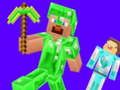 Spiel Minecraft: Creeper gegen Enderman  Online