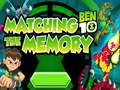Spiel Ben 10 Passend zur Erinnerung  Online