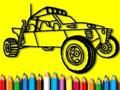 Spiel Zurück zur Schule: Rallye-Auto-Malbuch  Online