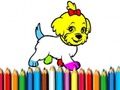Spiel Zurück in die Schule: Doggy Malbuch  Online