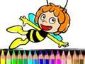 Spiel Back To School Malbuch Maja die Biene  Online