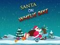 Spiel Weihnachtsmann auf Wheelie-Fahrrad  Online