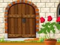 Spiel Weiße Backstein-Hinterhof-Flucht  Online