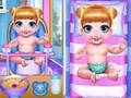 Spiel Prinzessin Neugeborene Zwillinge Babypflege  Online