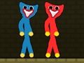 Spiel Roter und blauer Stickman Huggy  Online