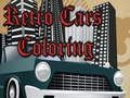 Spiel Retro-Autos-Färbung  Online