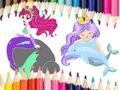Spiel Meerjungfrau Malbuch  Online