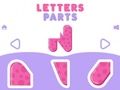 Spiel Buchstabenteile  Online