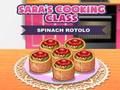 Spiel Saras Kochkurs Spinat Rotolo  Online