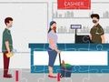 Spiel Puzzle zur sozialen Distanzierung  Online