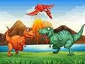 Spiel Bunte Dinosaurier Match 3  Online