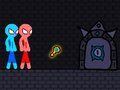 Spiel Rotes und blaues Stickman-Seil  Online