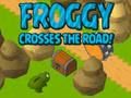 Spiel Frosch überquert die Straße!  Online